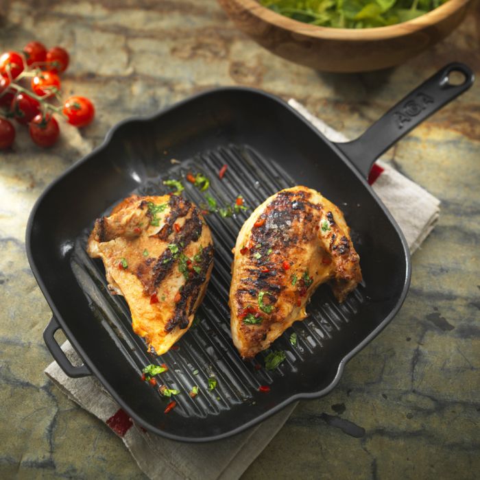 AGA Matt Cast Iron 26cm Square Grill Pan