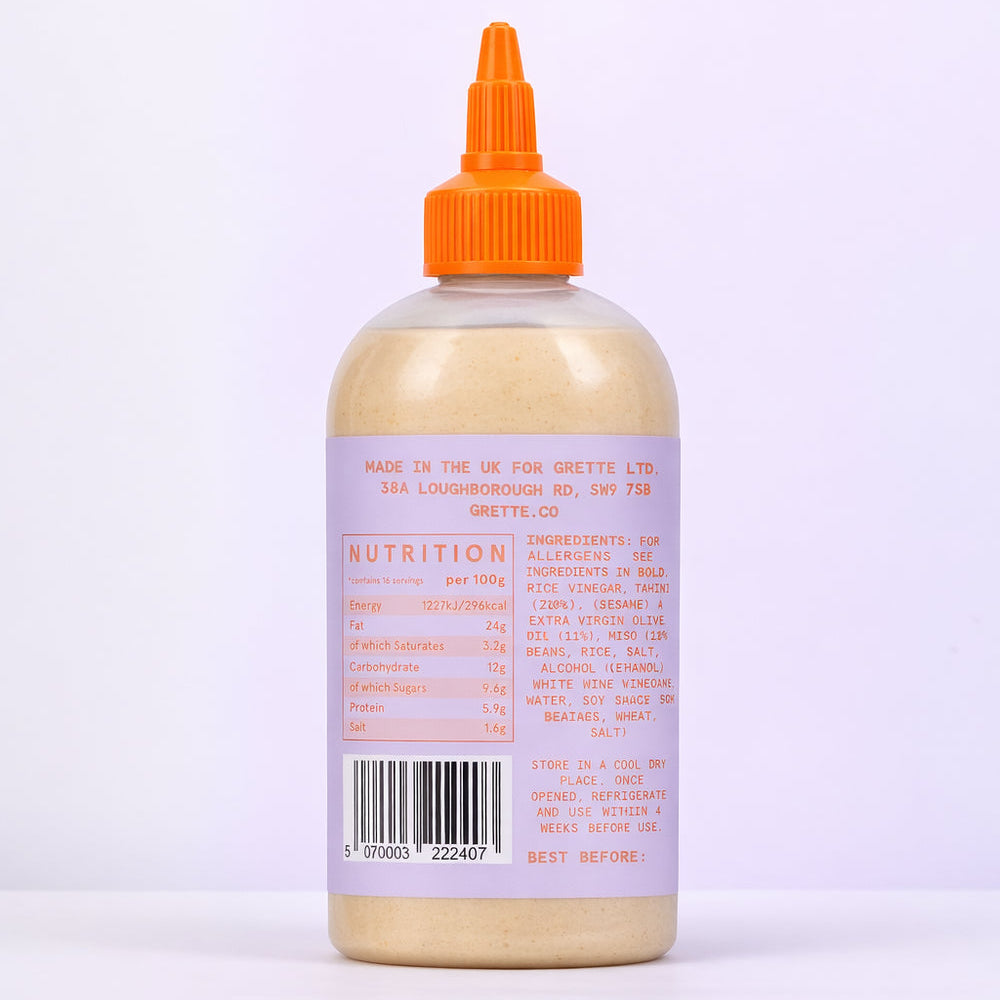 Tahini'grette - Tahini & Miso Vinaigrette