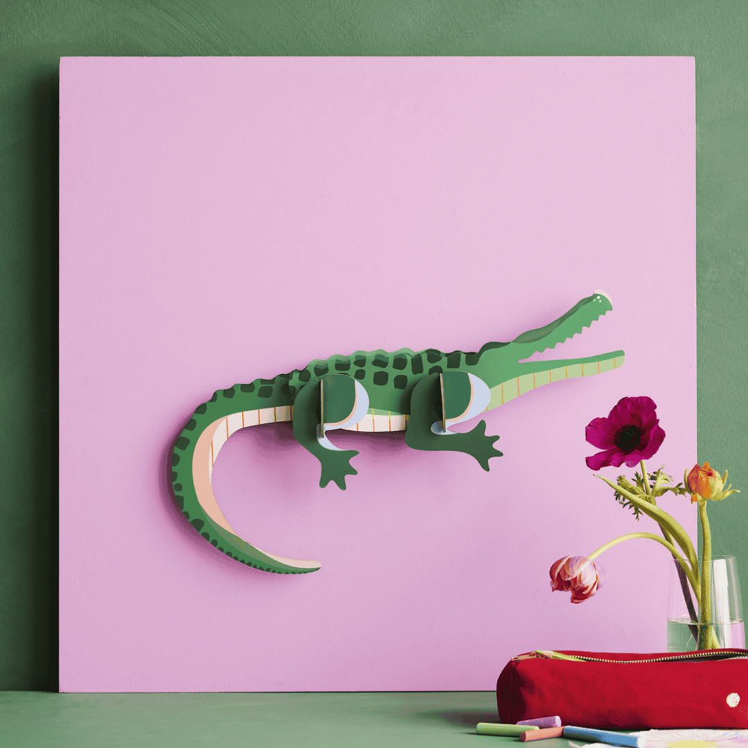 Tall Crocodile 3D Model Kit