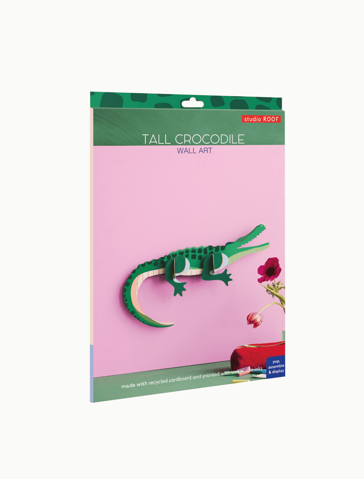 Tall Crocodile 3D Model Kit