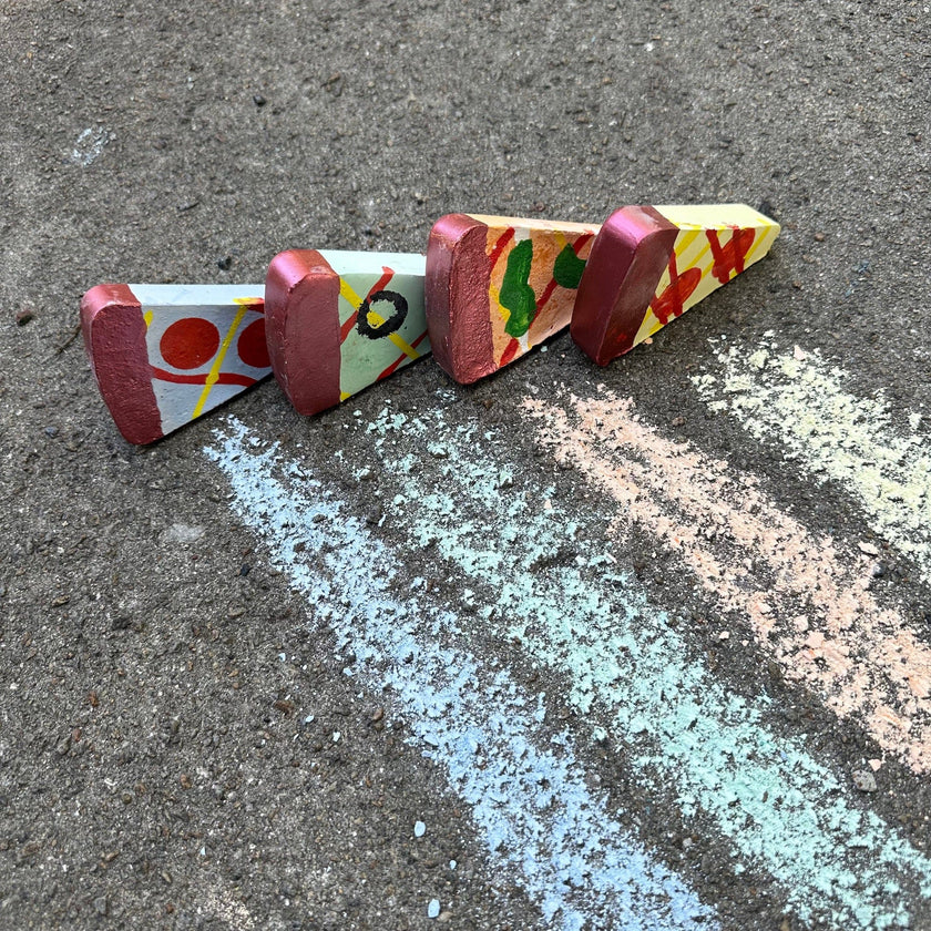 Handmade Sidewalk Chalk - Uncommon Pizza