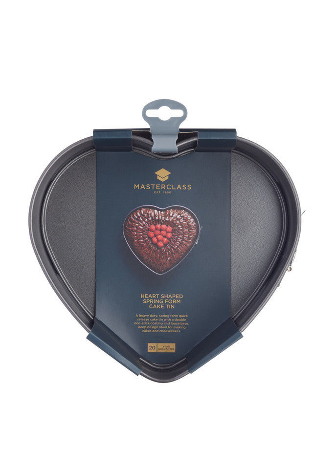 Heart Non-Stick 22cm Loose Base Spring Form Cake Tin