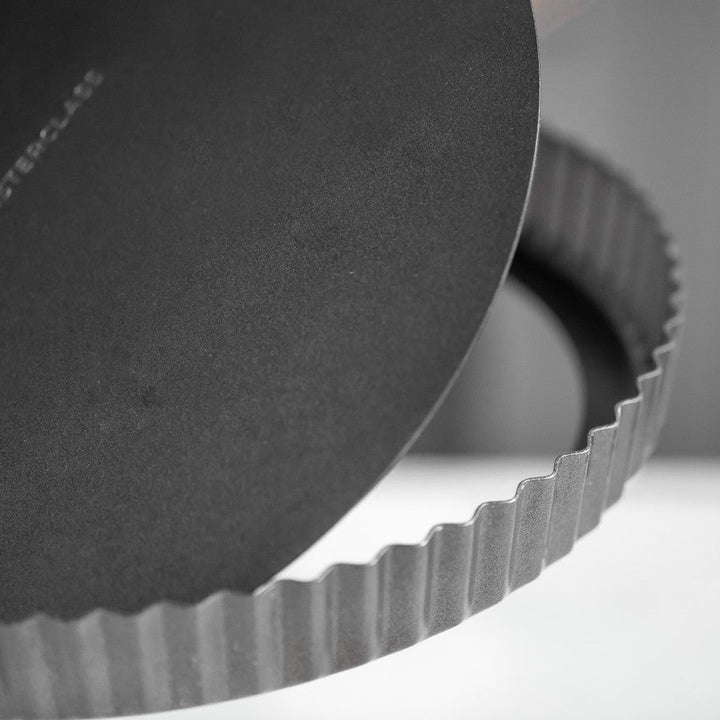 MasterClass Non-Stick Fluted Round Flan Quiche Tin, 28cm