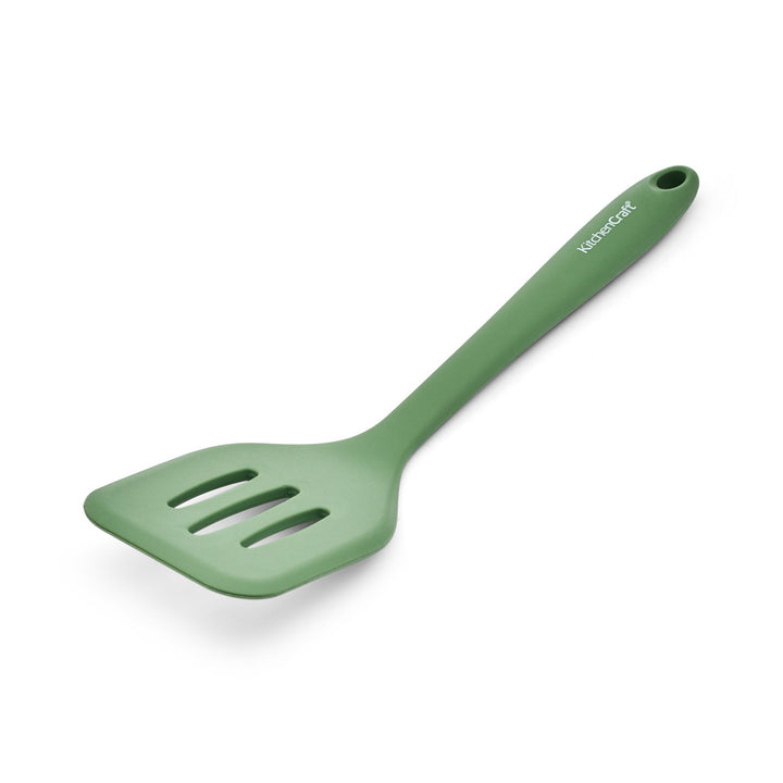 Silicone Slotted Turner in Green