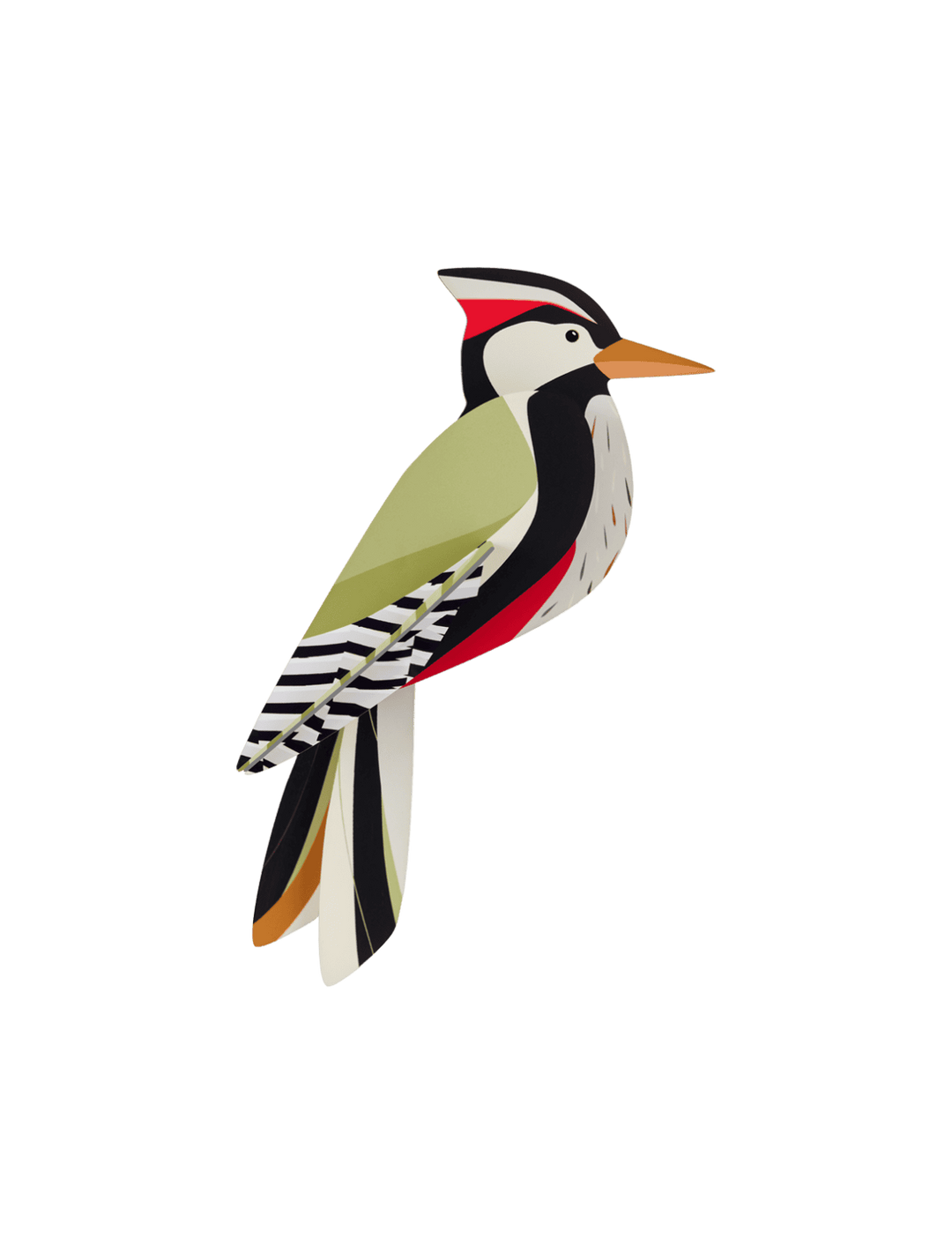 Woodpecker 3D Model Kit