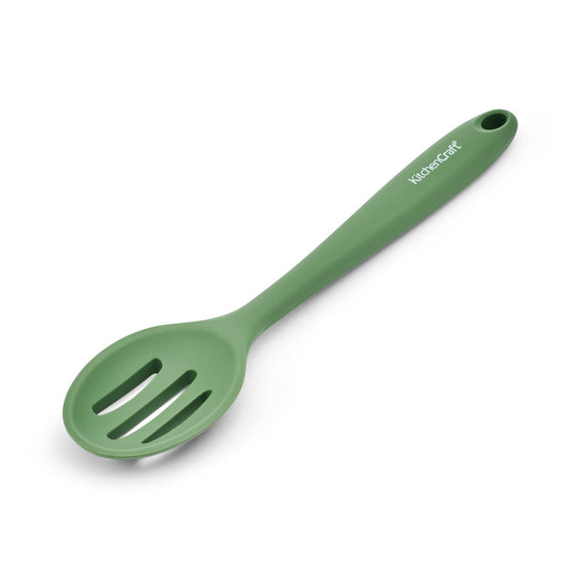Silicone Slotted Spoon in Green
