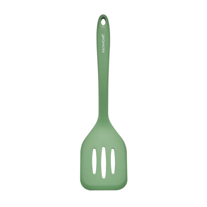 Silicone Slotted Turner in Green