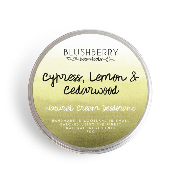 Cypress, Lemon & Cedarwood Deodorant
