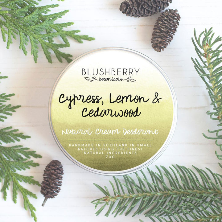 Cypress, Lemon & Cedarwood Deodorant