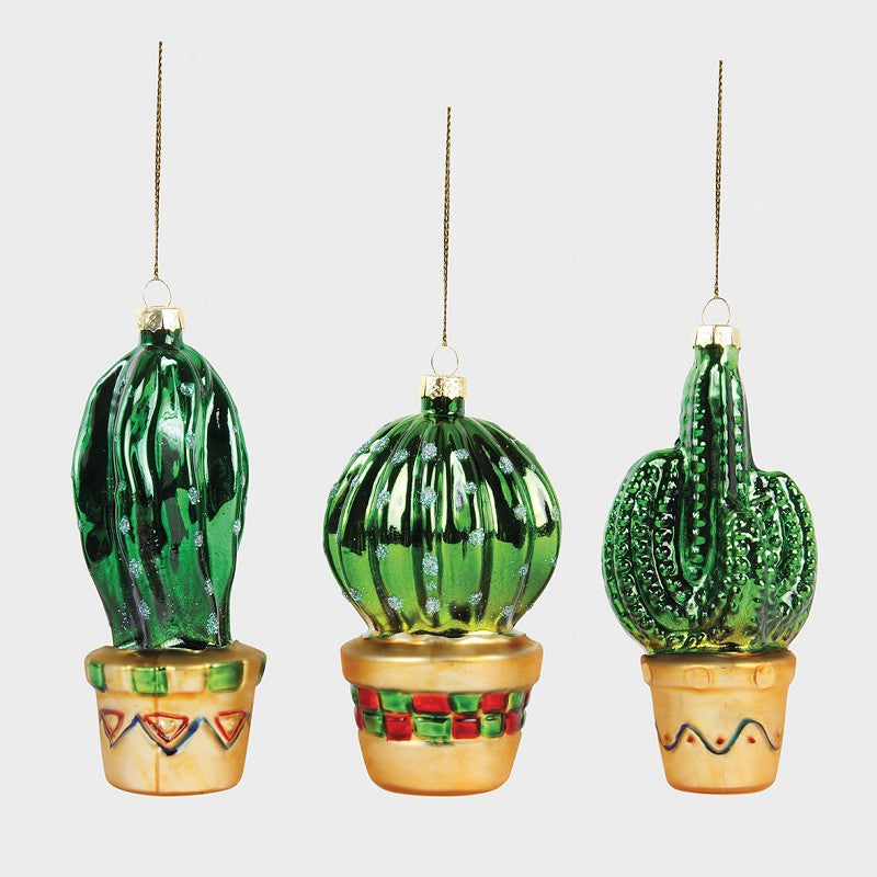 Cactus Baubles Gift Set