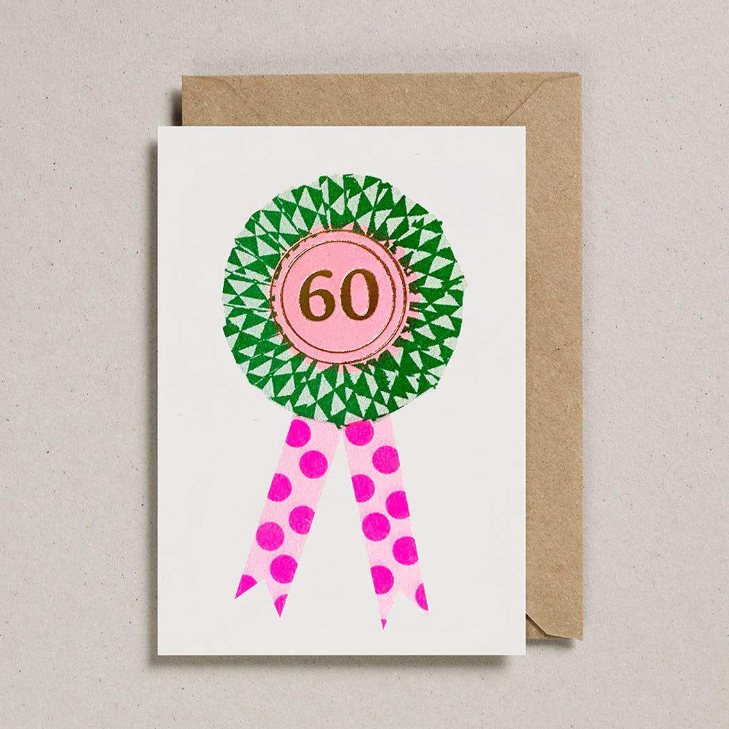 60 Riso Rosette Card