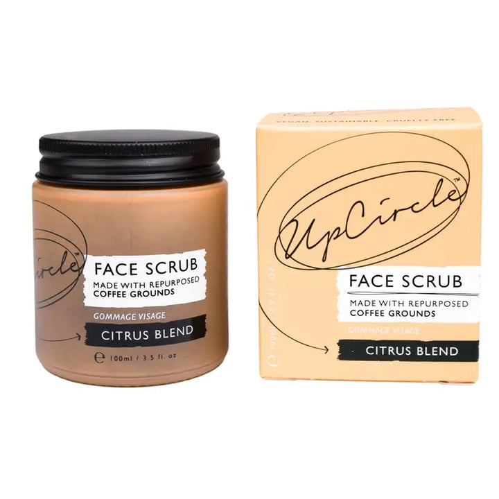 Natural Face Scrub with Coffee & Citrus