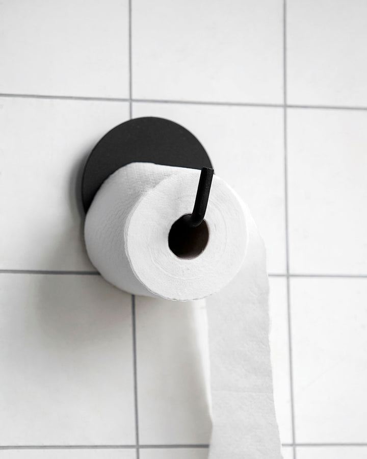 Toilet Paper Wall Bracket in Black