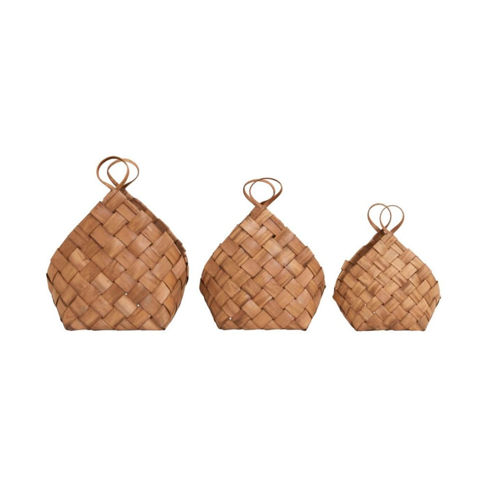 Conical Woven Baskets | Three Sizes