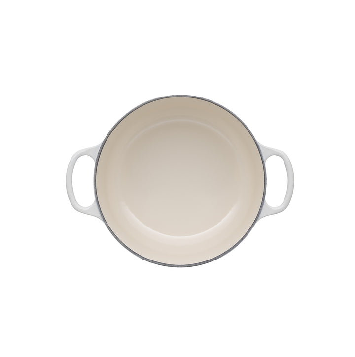 Le Creuset Signature Cast Iron Round Casseroles - Meringue