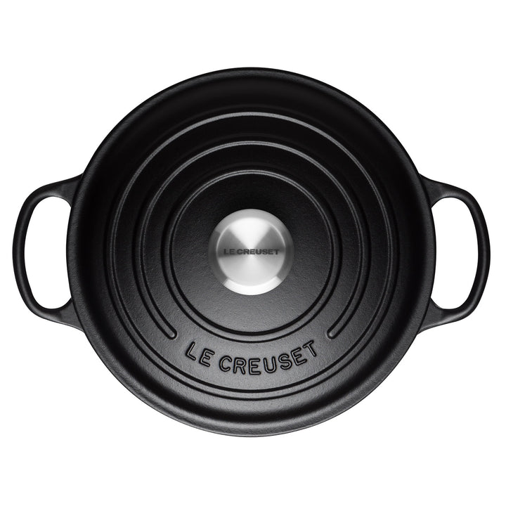 Le Creuset Signature Cast Iron Round Casseroles - Satin Black