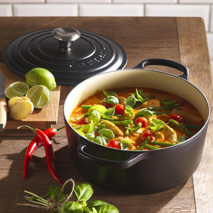 Le Creuset Signature Cast Iron Round Casseroles - Satin Black