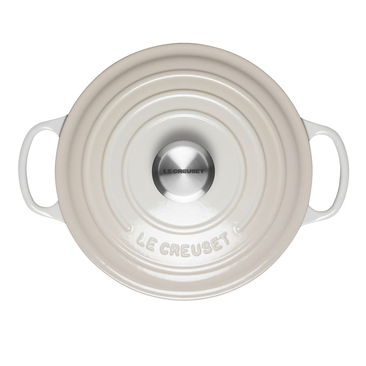 Le Creuset Signature Cast Iron Round Casseroles - Meringue