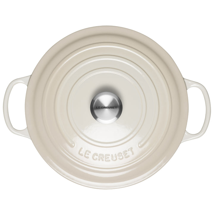 Le Creuset Signature Cast Iron Round Casseroles - Meringue