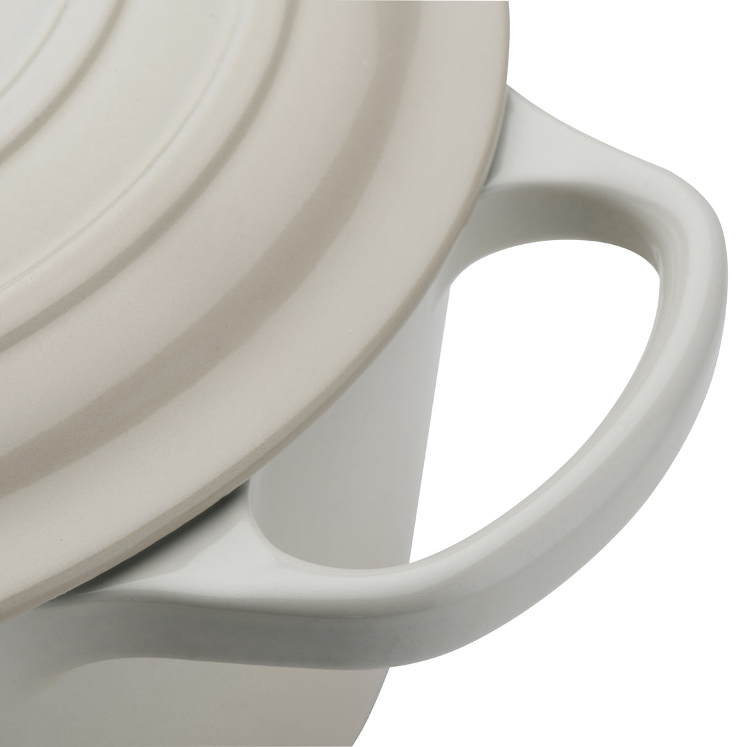 Le Creuset Signature Cast Iron Round Casseroles - Meringue