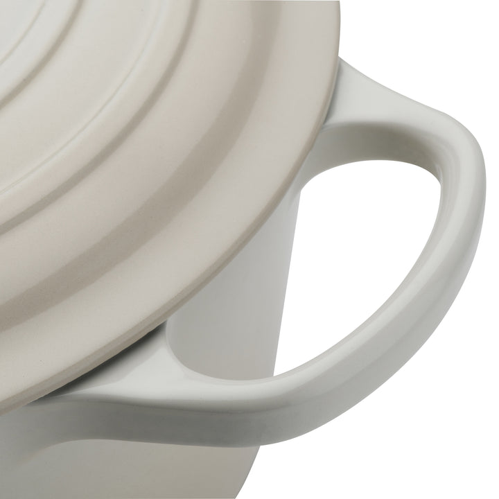 Le Creuset Signature Cast Iron Round Casseroles - Meringue
