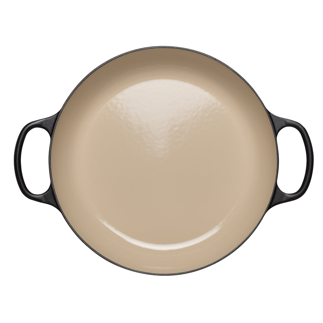 Le Creuset Signature Cast Iron Shallow Casserole - Satin Black