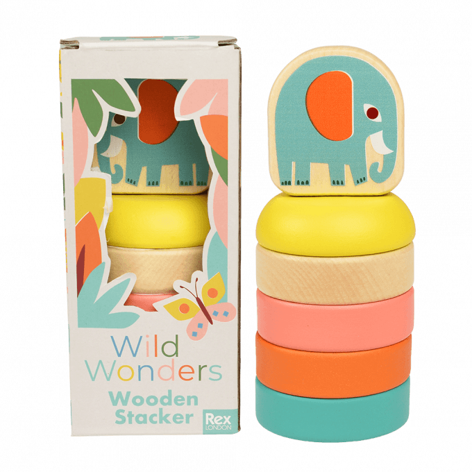 Wild Wonders Wooden Stacker Toy