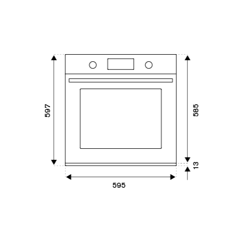 Bertazzoni Professional Built in Oven Series 60cm Electric Built-in oven LED display