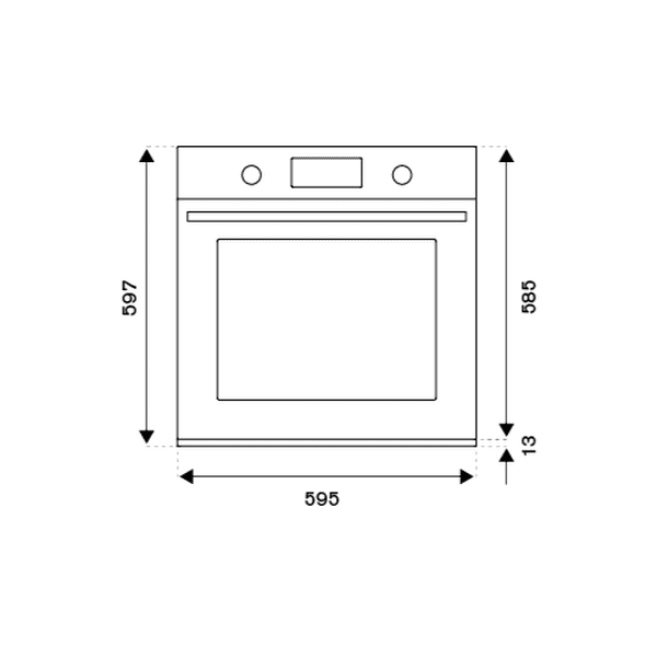 Bertazzoni Heritage tft display built in oven dimensions