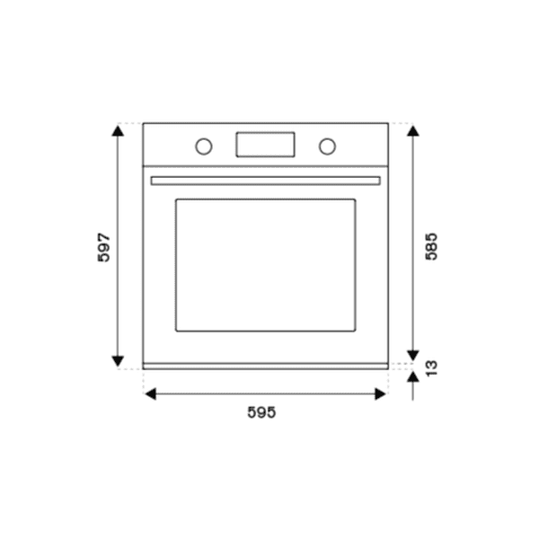 Bertazzoni Professional Built in Oven Series 60cm Electric Pyro Built-in oven LCD display