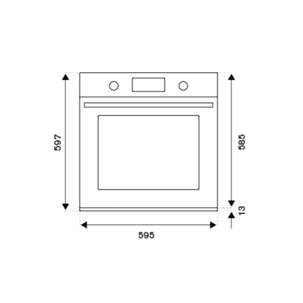 Bertazzoni Professional Built in Oven Series 60cm Electric Built-in Oven, TFT display, total steam