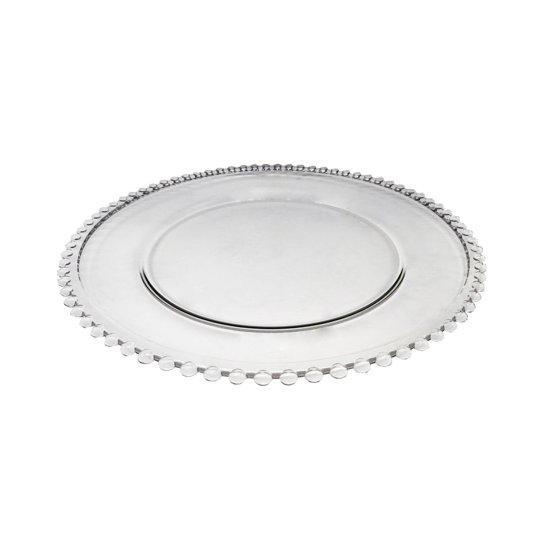 Pearl Glass Charger Plate 33cm