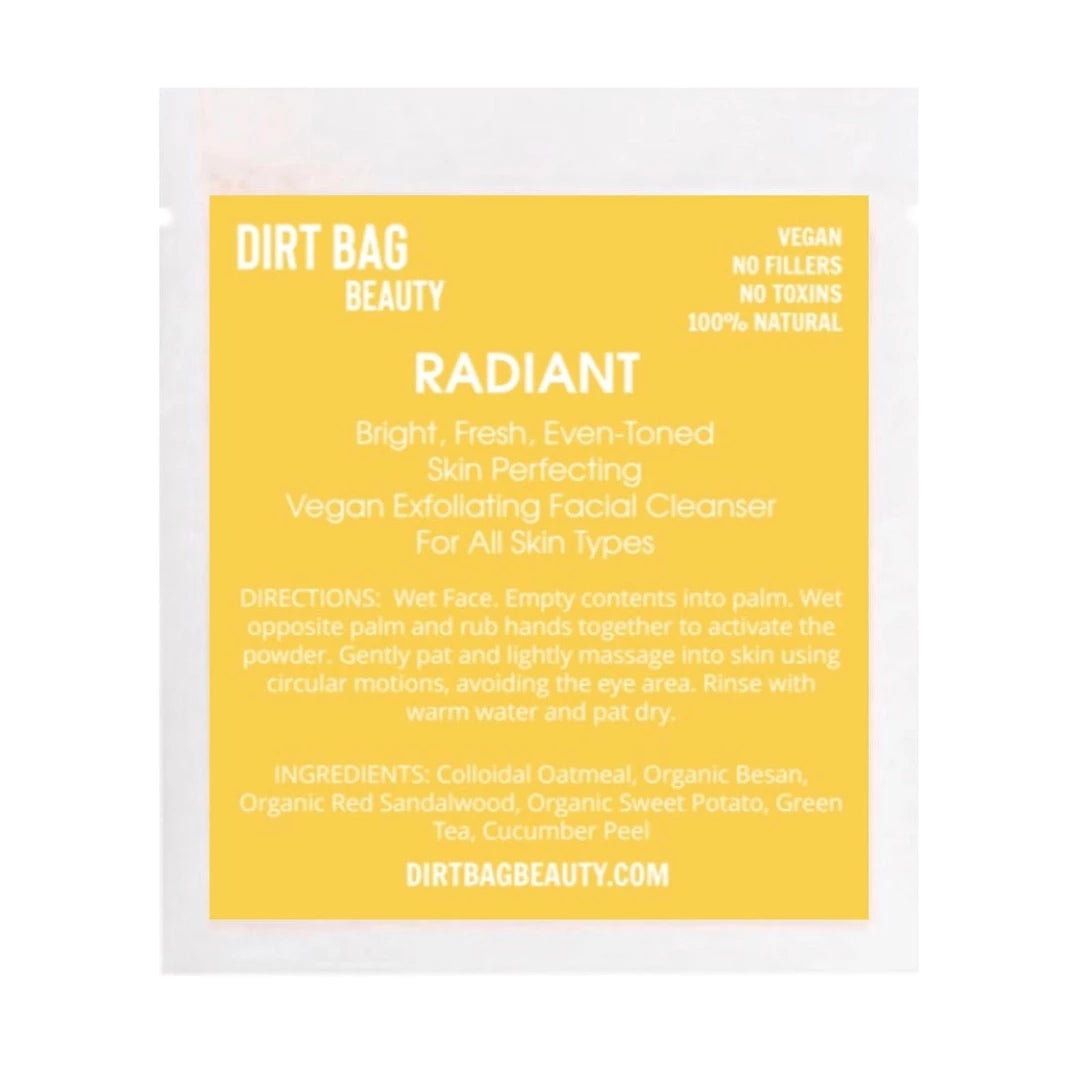 Radiant Vegan Exfoliating Facial Cleanser