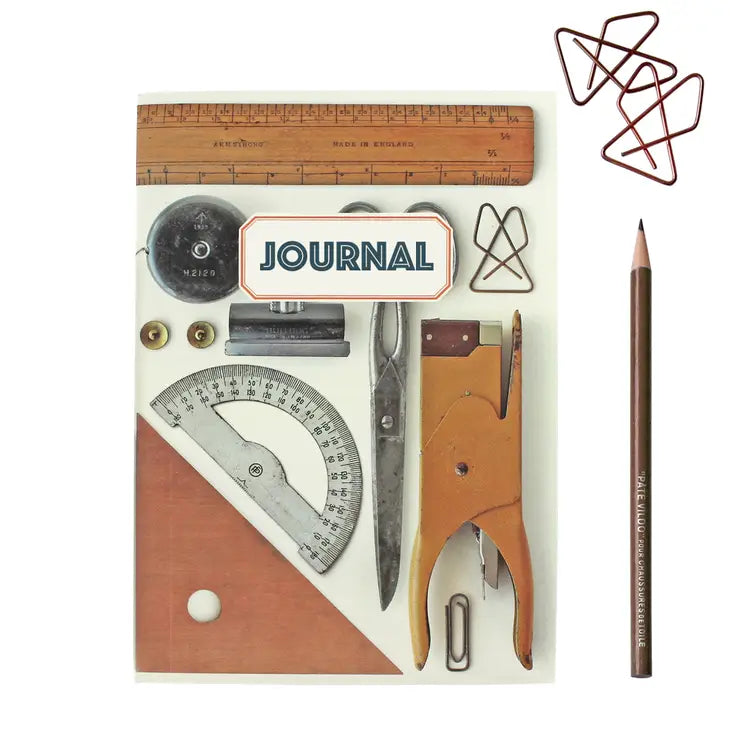 Vintage Office Journal Recycled Papers