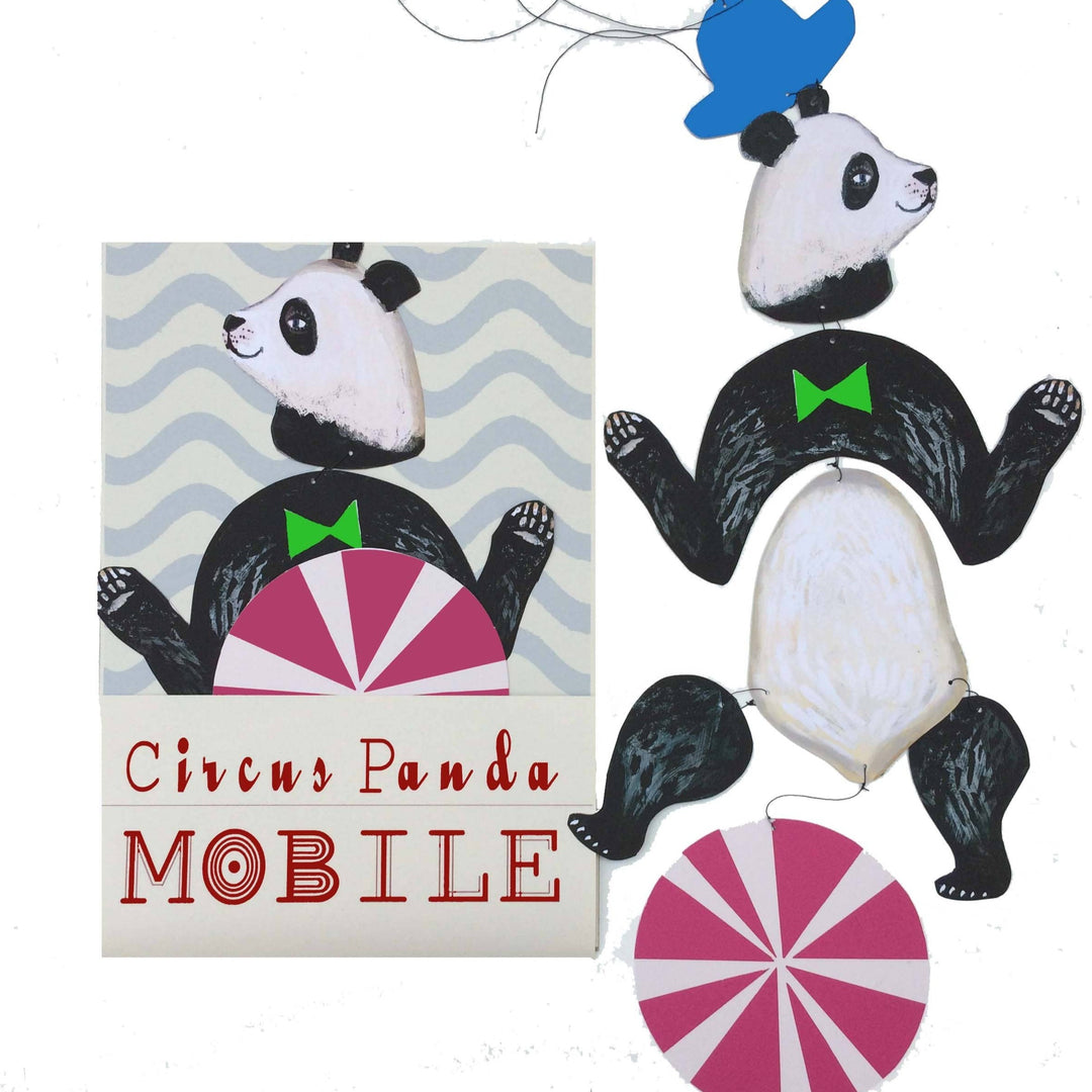 Nursery Circus Panda Kinetic Mobile