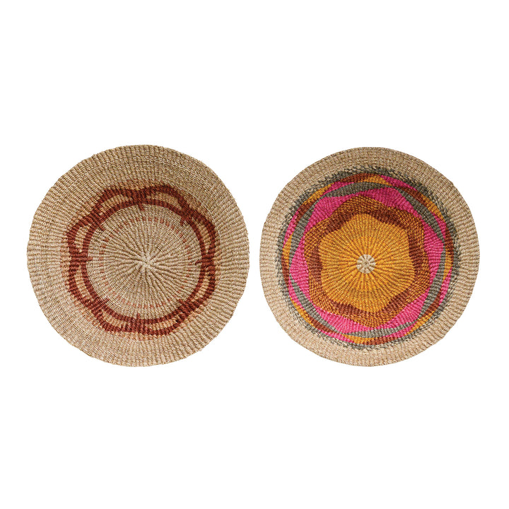 Giant Abaca Wall Baskets - Two Designs