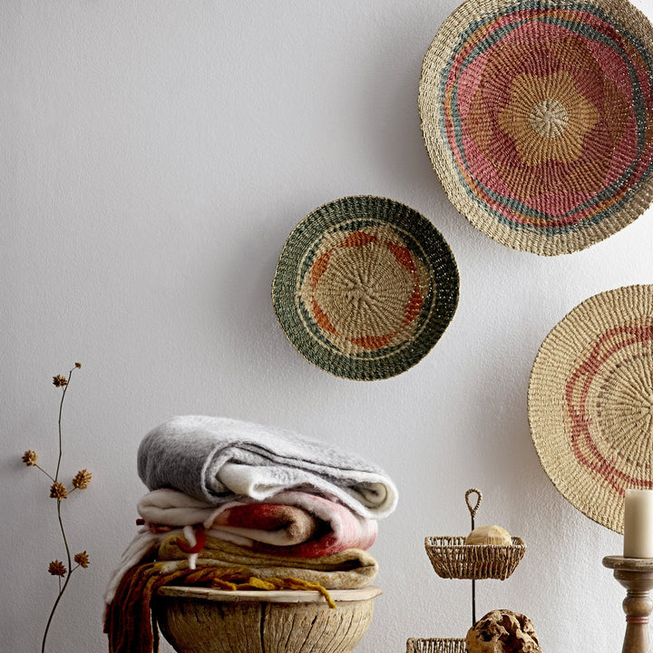 Giant Abaca Wall Baskets - Two Designs