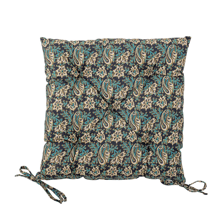 Abiha Seat Cushion in Blue Tones