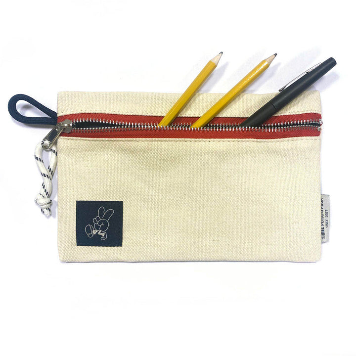 Peace Canvas Zip Pouch