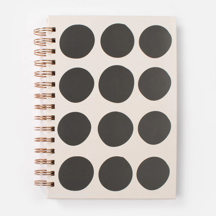 Mono Big Spot A5 Spiral Hardback Notebook