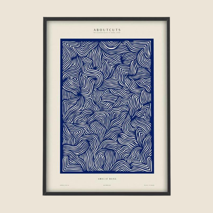 Amalie Blue Aboutcuts Art Print 30x40