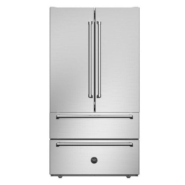 Bertazzoni Master Series - 90 cm Freestanding French Door in silver 