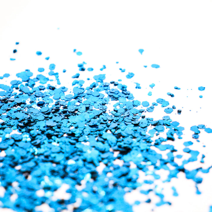 Biodegradable Body & Hair Glitter | Ocean Blue Mix