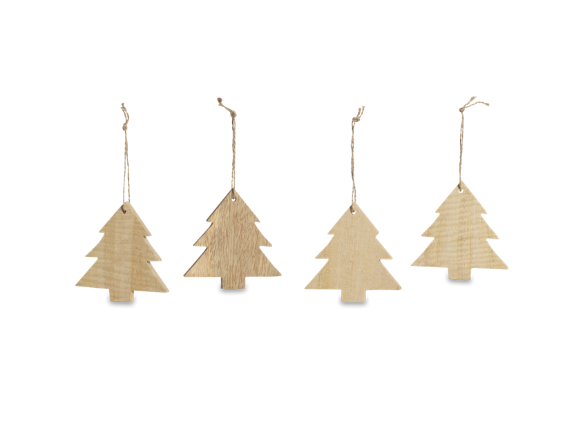 Chana Wooden Tree Decorations