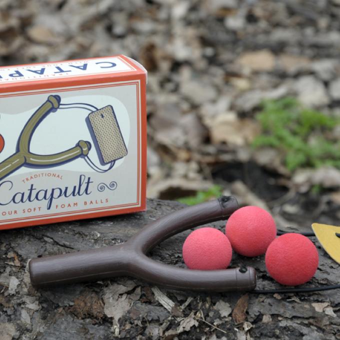 Catapult Toy with Foam Balls