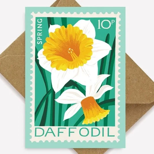 Daffodil Mini Greetings Card