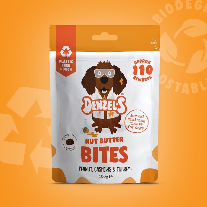 Denzel's Dog Bite Treats - Nut Butter