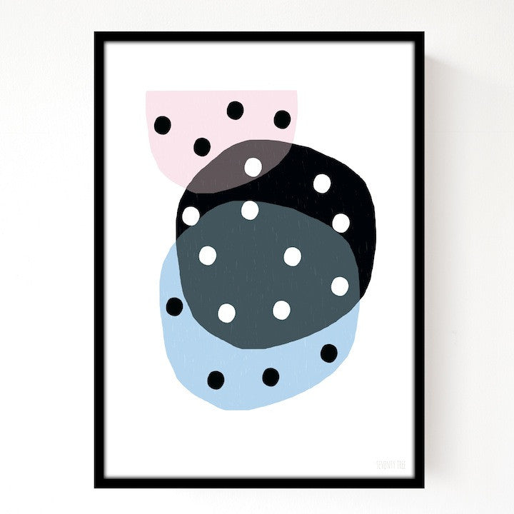Dotty Circles Print - Quince Living 