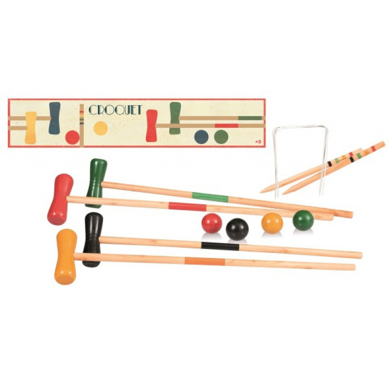 Colourful Croquet Set