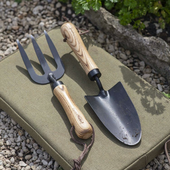 Wooden Horton Fork & Trowel Set